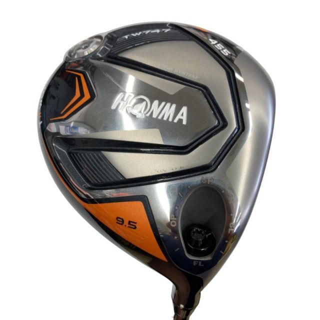 【中古】 本間ゴルフ TOUR WORLD TW747 455 9.5° ドライバー DR VIZARD for 747 50(ドライバー) (フレックスS) メンズ 男性用 右利き 右用 Cランク ゴルフクラブ