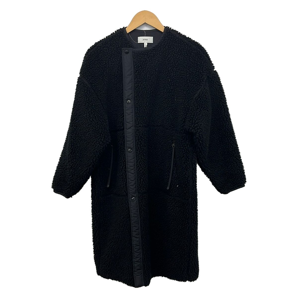 HYKE(ハイク) コート サイズ1 S レディース美品 - 黒 長袖/秋/冬 10,290円