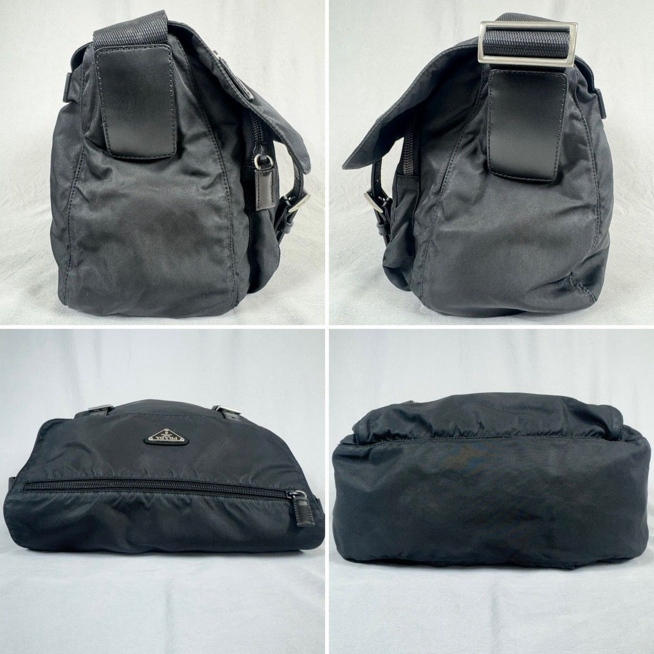 美品】PRADA プラダ ナイロン メッセンジャーバッグ ショルダーバッグ