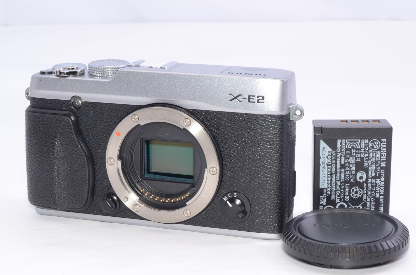 FUJIFILM FX-X-E2S Mirrorless SLR Silver with Error Display, Battery and Body Cap Included