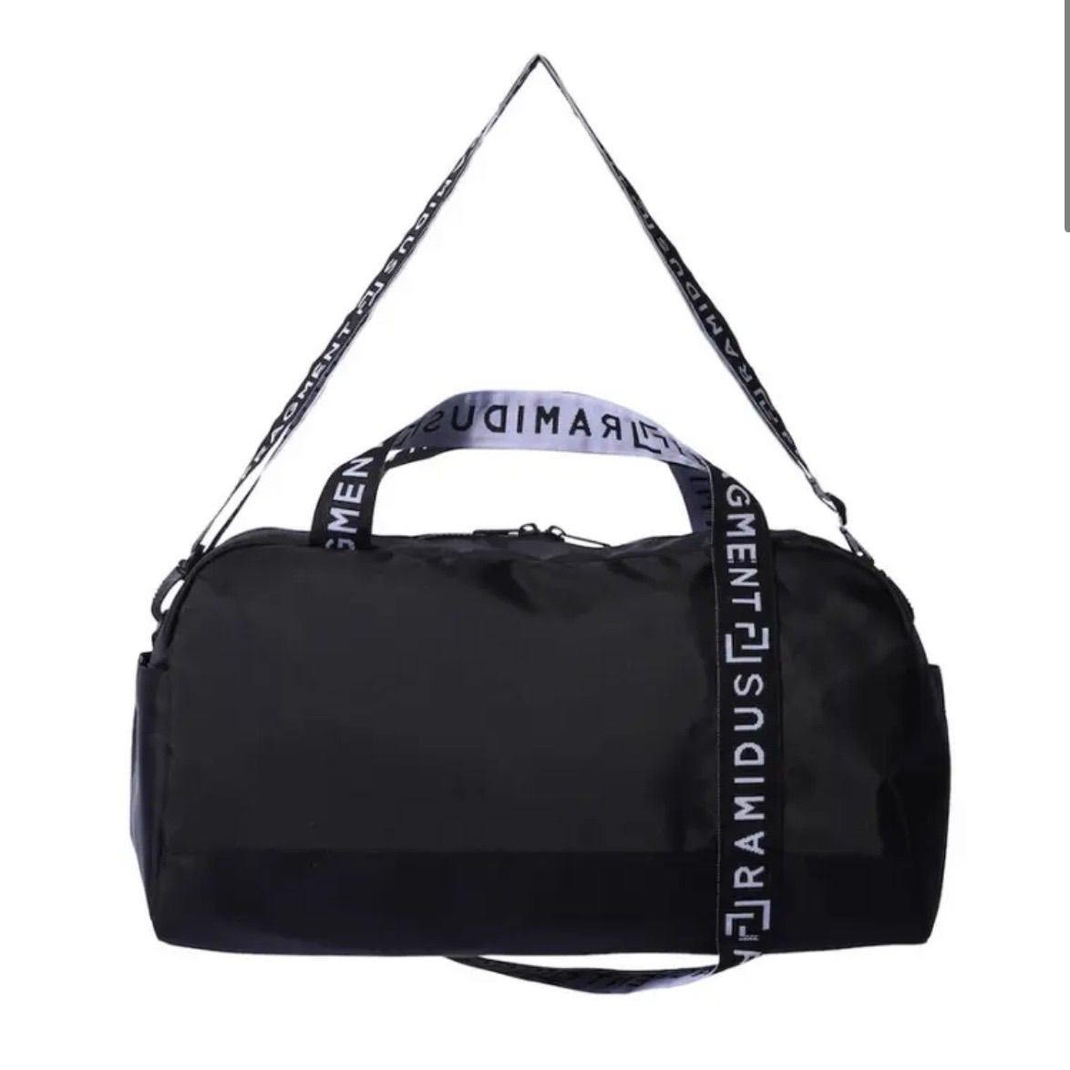 新品未使用　RAMIDUS 2way Boston Bag M　BK　フラグメント　コラボ　ショルダーバッグ　斜めがけ　ナイロンバッグ　ナイロンショルダー　藤原ヒロシ