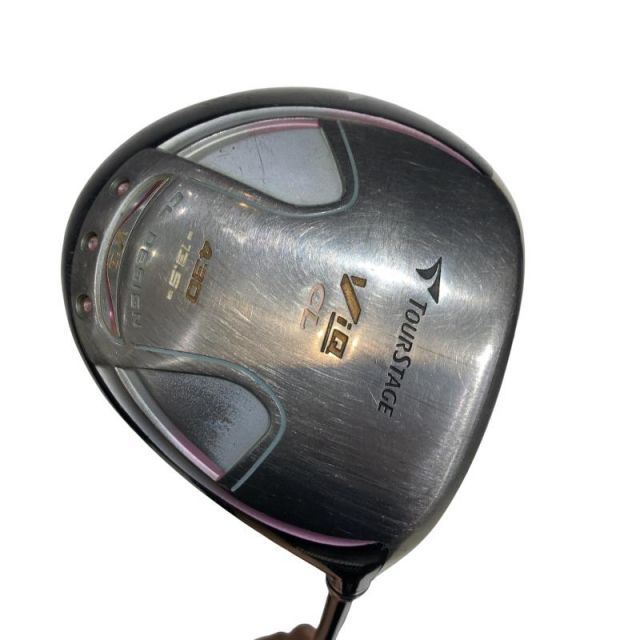 【中古】 ブリヂストン TOURSTAGE ViQ CL(2008) 13.5°(クリスタルピンク) ドライバー DR VD-30 (フレックスA) レディース 女性用 右利き 右用 Cランク ゴルフクラブ