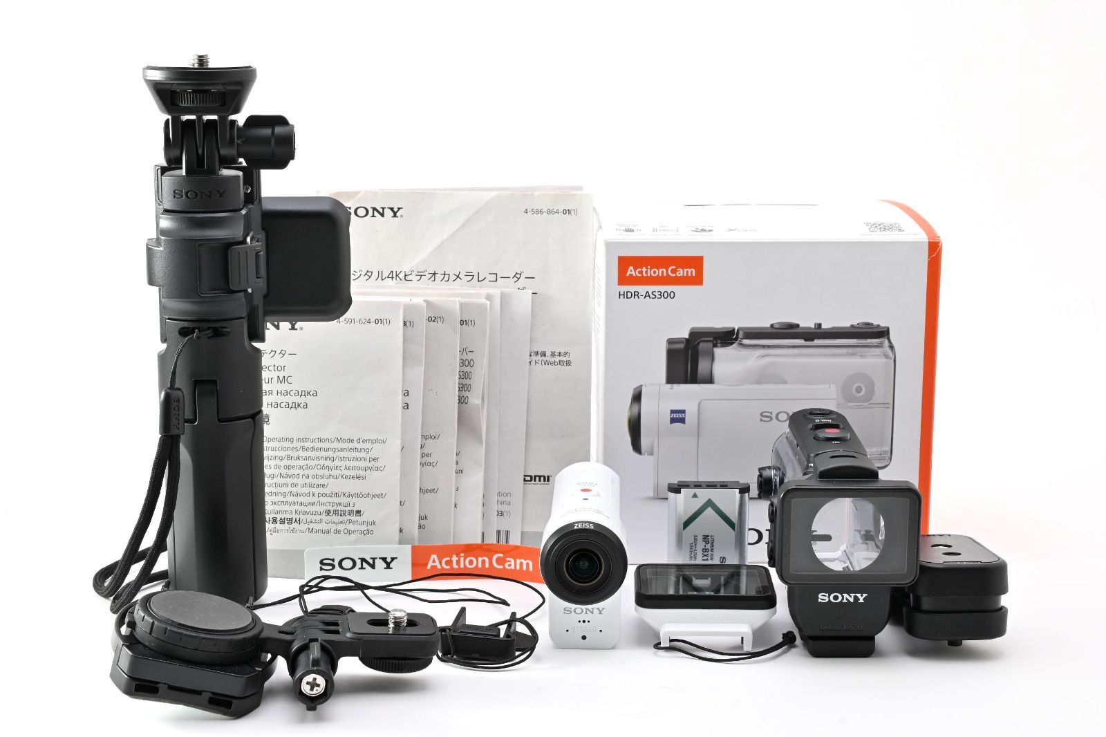 □ ほぼ新品 □ ソニー SONY HDR-AS300《動作確認済・シューティング □ ほぼ新品 □ ソニー SONY HDR-AS300《動作確認済・シューティング