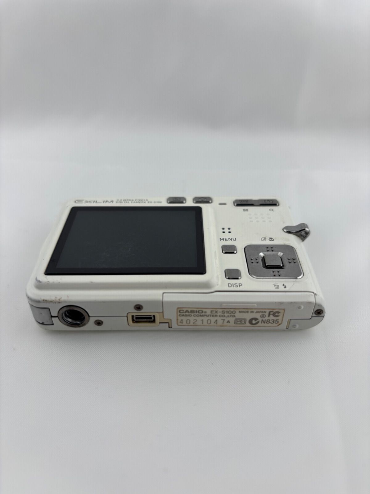 935動作確認済み CASIO EXILIM EX-S100 ホワイト カシオ