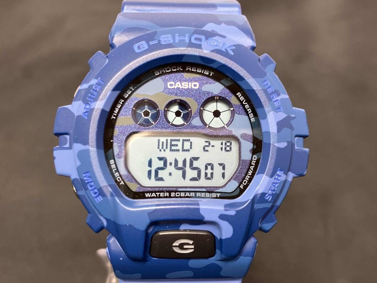CASIO カシオ GMD-S6900CF G-SHOCK Gショック Sシリーズ 海外モデル 腕時計 カモフラージュ ブルー系 ユニセックス
