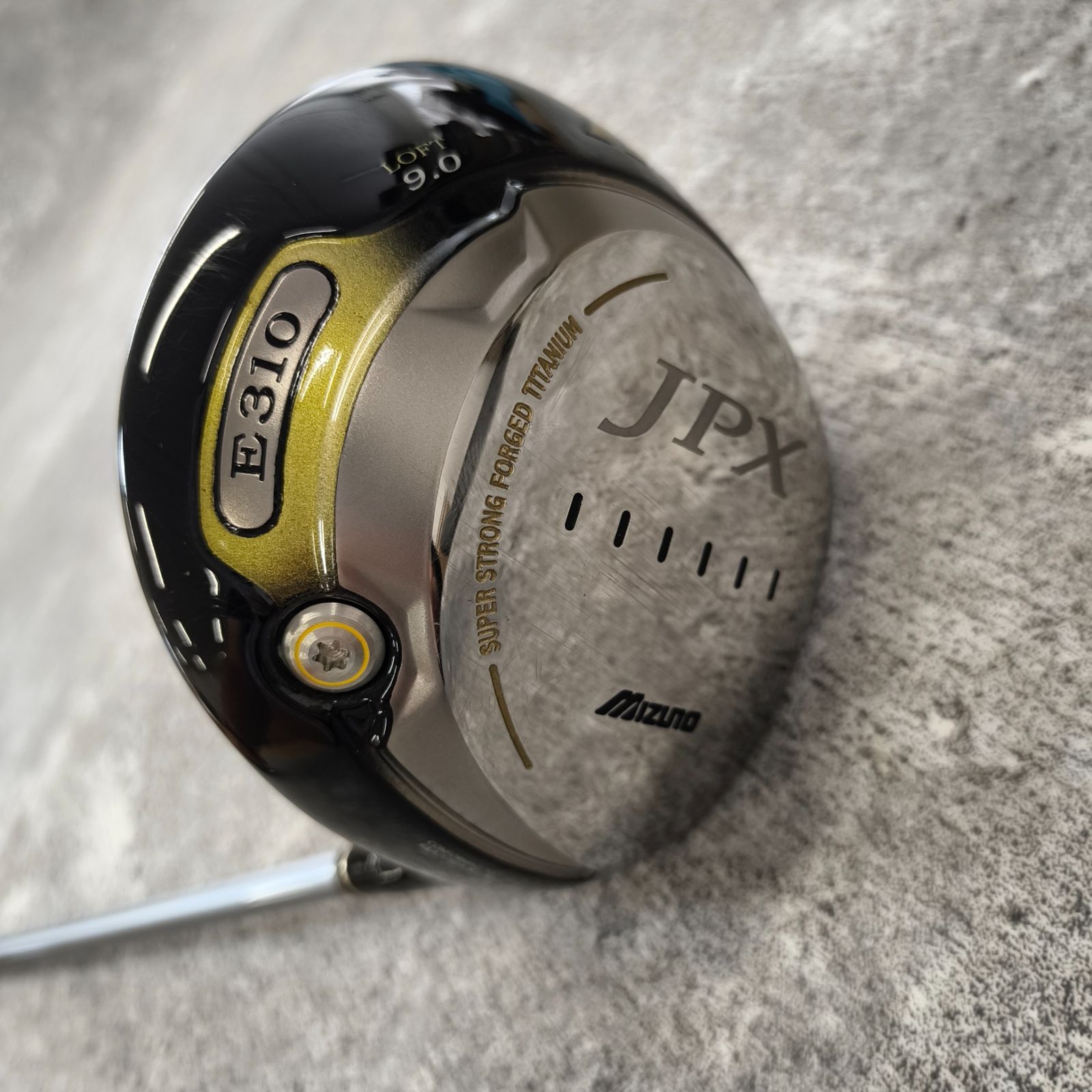 ミズノ JPX E310 1W ドライバー 9.0° QUAD フレックスS 45インチ 43GB77551 MIZUNO JPX E-310 1番 Driver SUPER STRONG FORGED TITANIUM Golf Club