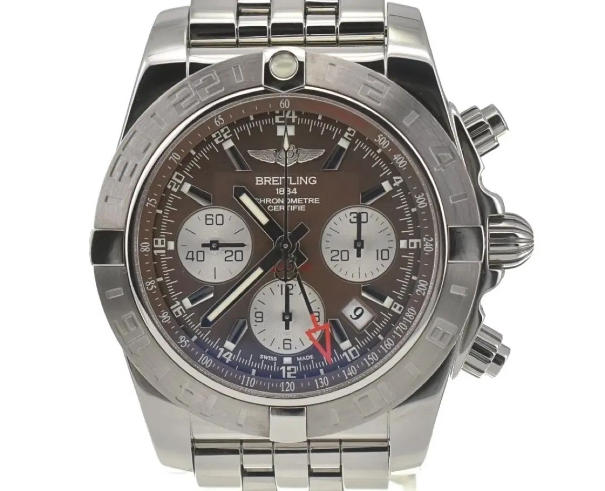 ほぼ新品 / 限定モデル BREITLING ブライトリング クロノマット44 (ワイン色)