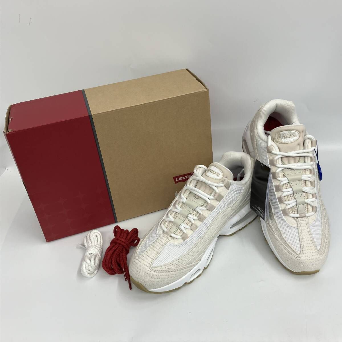 NIKE×Levi's/ナイキ×リーバイス/Air Max 95 OG/エアマックス95OG/Denim White/デニムホワイト/HM4743-100/28.0cm/スニーカー/シューズ