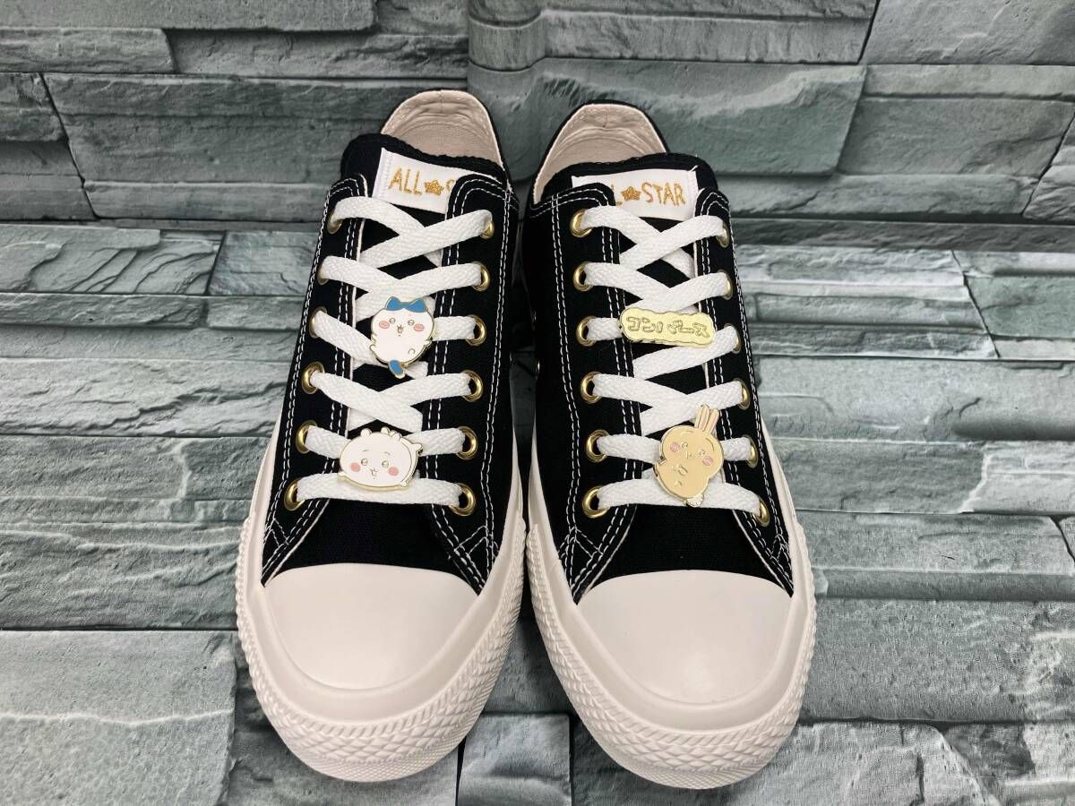 CONVERSE/スニーカー/2503 キャンバスローカット　メタルチャーム ちいかわコラボ/ブラック/25.5cm/コンバース/通年