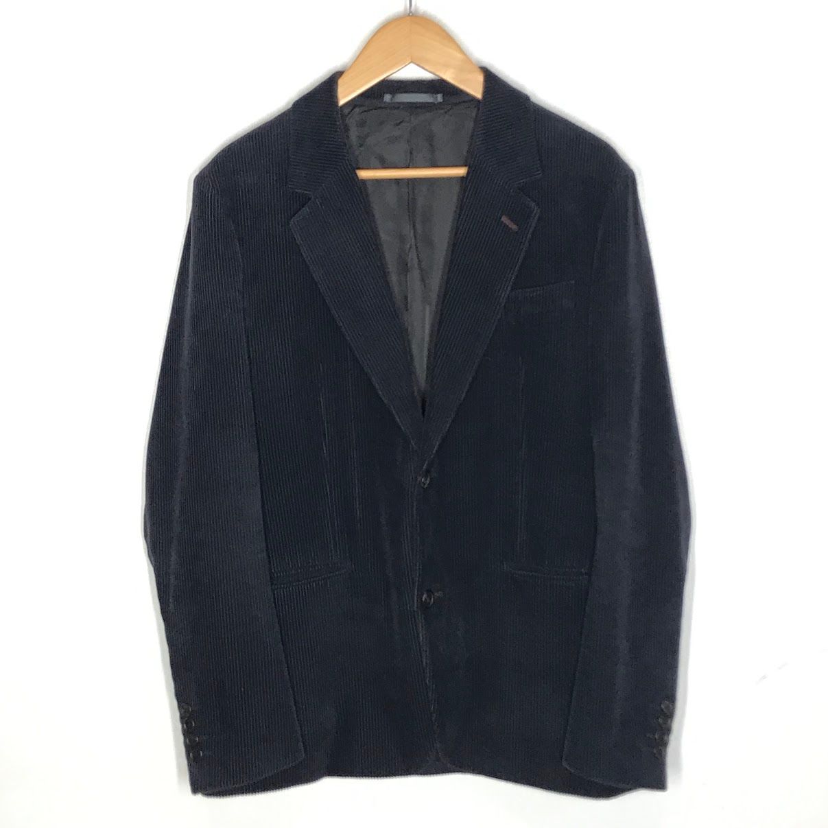 【倉吉店】 中古 Paul Smith | ポール・スミス セットアップ コーデュロイテーラードセットアップ PF-IS-71420 ダークネイビー サイズ：L 【94】