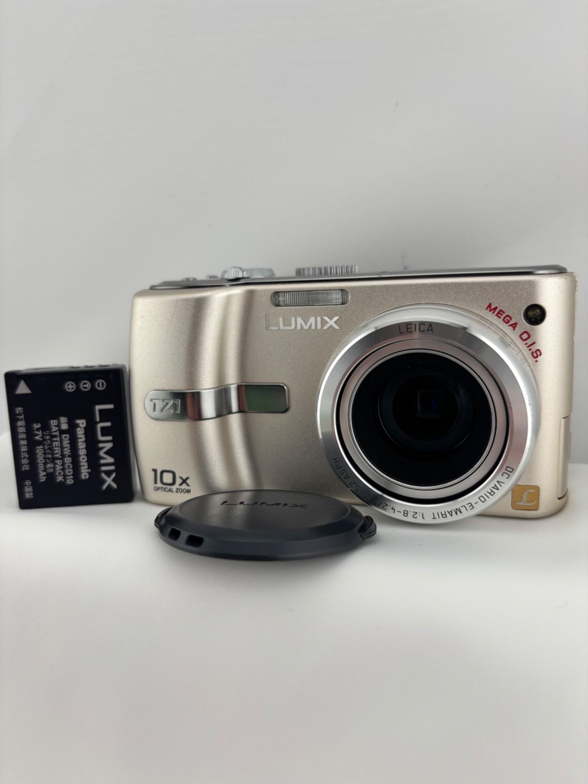 971 [Good Condition, Operation Confirmed] Panasonic LUMIX DMC-TZ1 Gold Panasonic Lumix