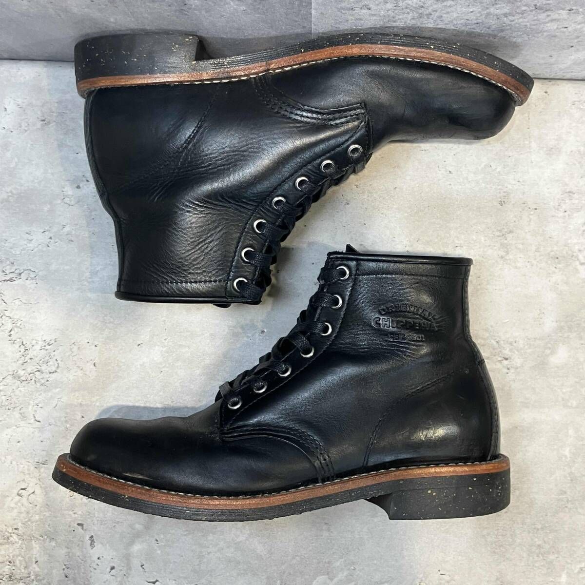 CHIPPEWA エンジニアブーツ 1901M24 UTILITYBOOTS ブラック size 25.5 
