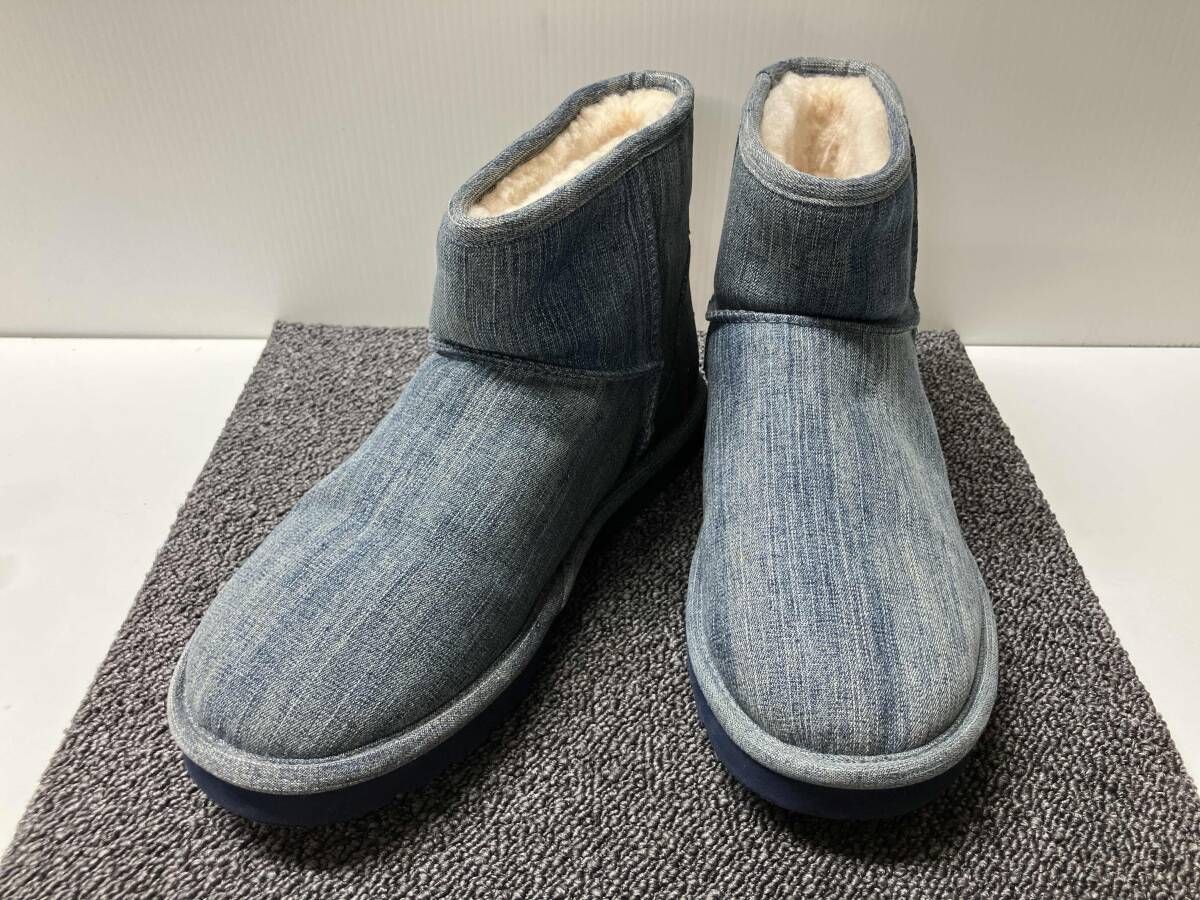 UGG for MEN アグ 1011737 サイズ27cm クラシックミニウォッシュド ムートン デニム ブーツ