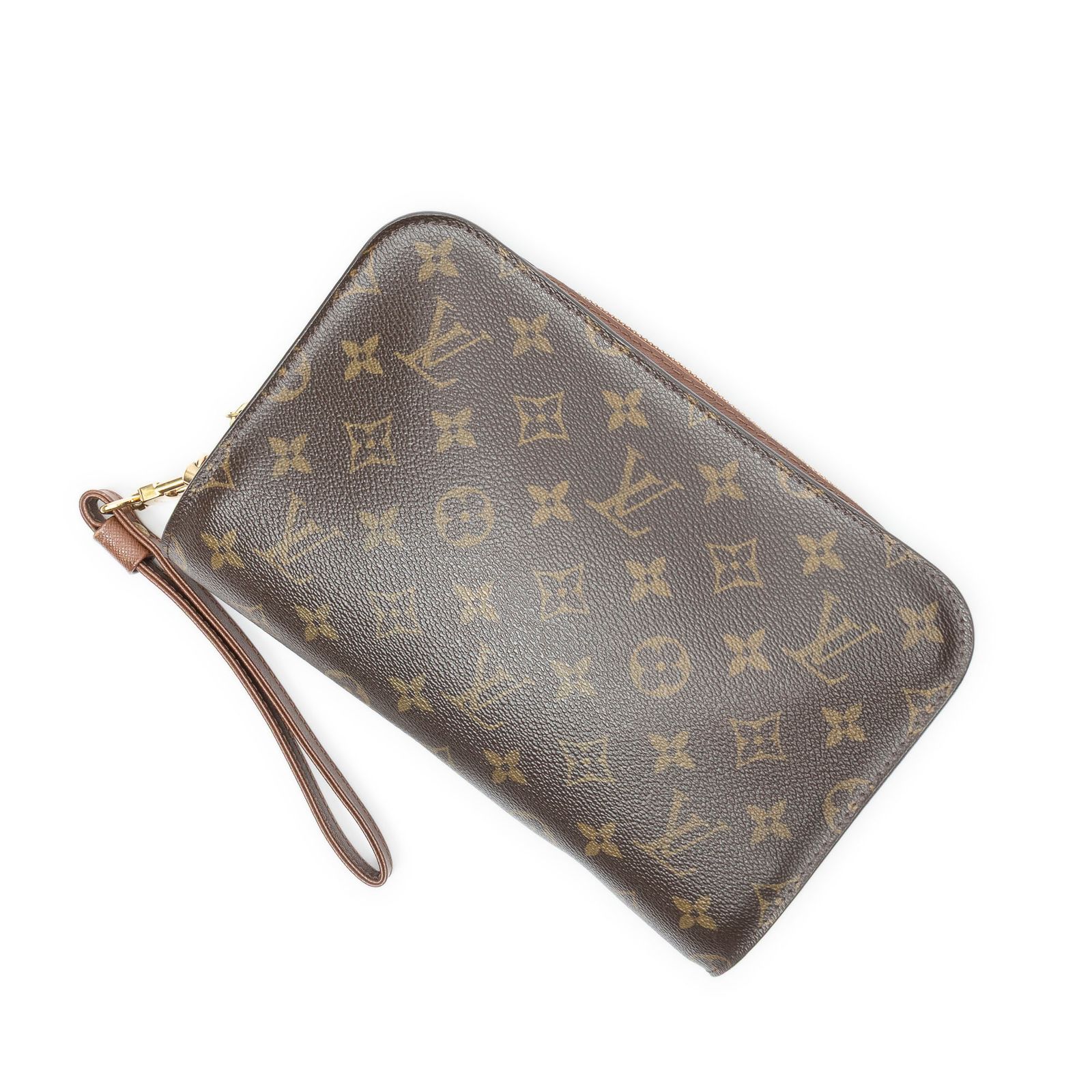 [中古] LOUIS VUITTON ルイヴィトンオルセー茶色モノグラムキャンバスA