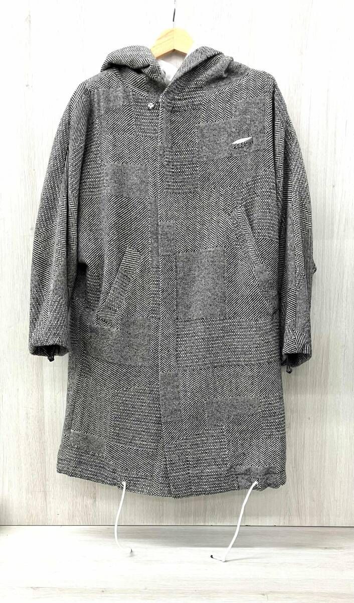 Dulcamara/ドゥルカマラ/コート/ヘリンボーン/フ ーデッドコート/グレー×ブラック/サイズ０ 13,775円