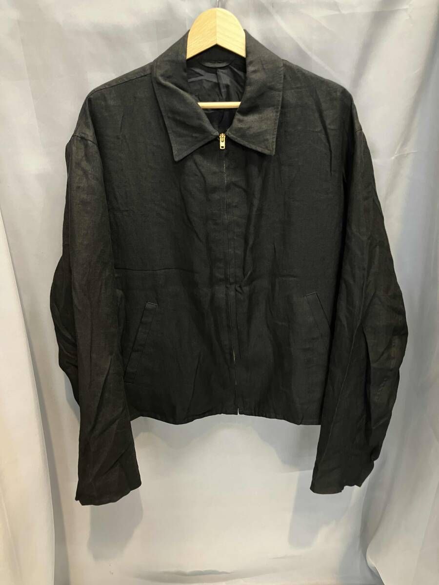 COMOLI Komori Jacket Z01-01007 Zip Gold Size 3 Black All Year