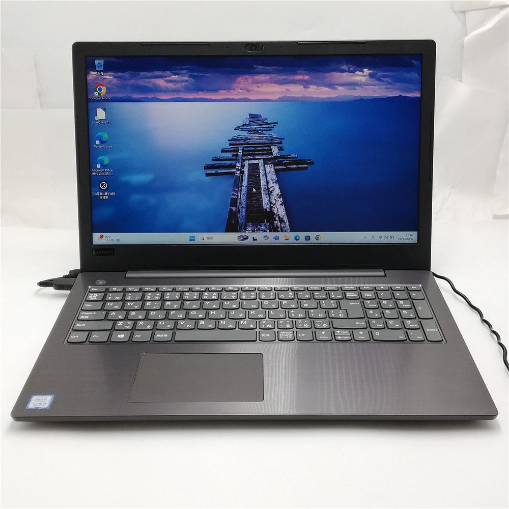 激安 Wi-Fi有 レノボ 中古ノートパソコン Lenovo V330 15IKB Core i3 8130U 128GB 高速SSD搭載 無線LAN カメラ Windows11 Office 即使用可