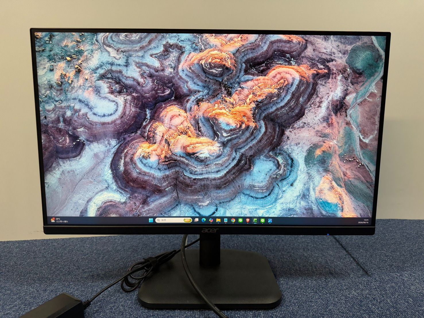 Cuview タッチスクリーン IPS 1540x720 横長ミニモニター USB-C HDMI
