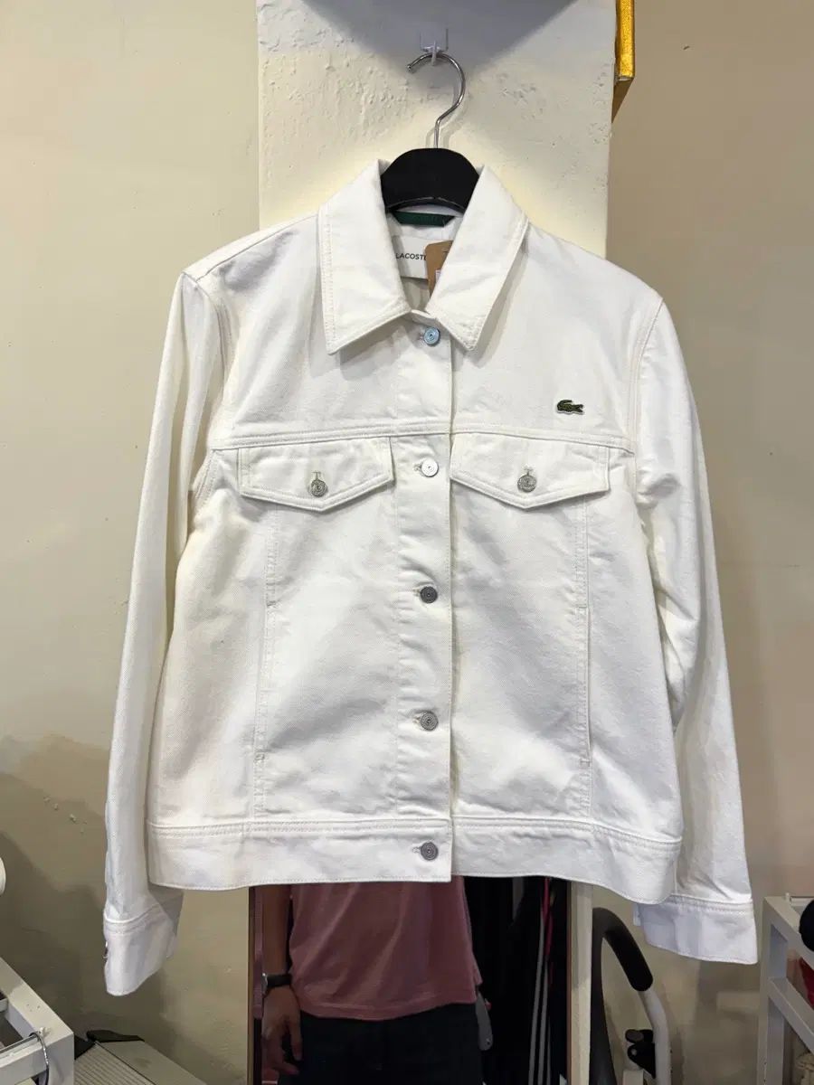 LACOSTE ラコステ デニム トラッカー ジャケット 白 38size 10,916円