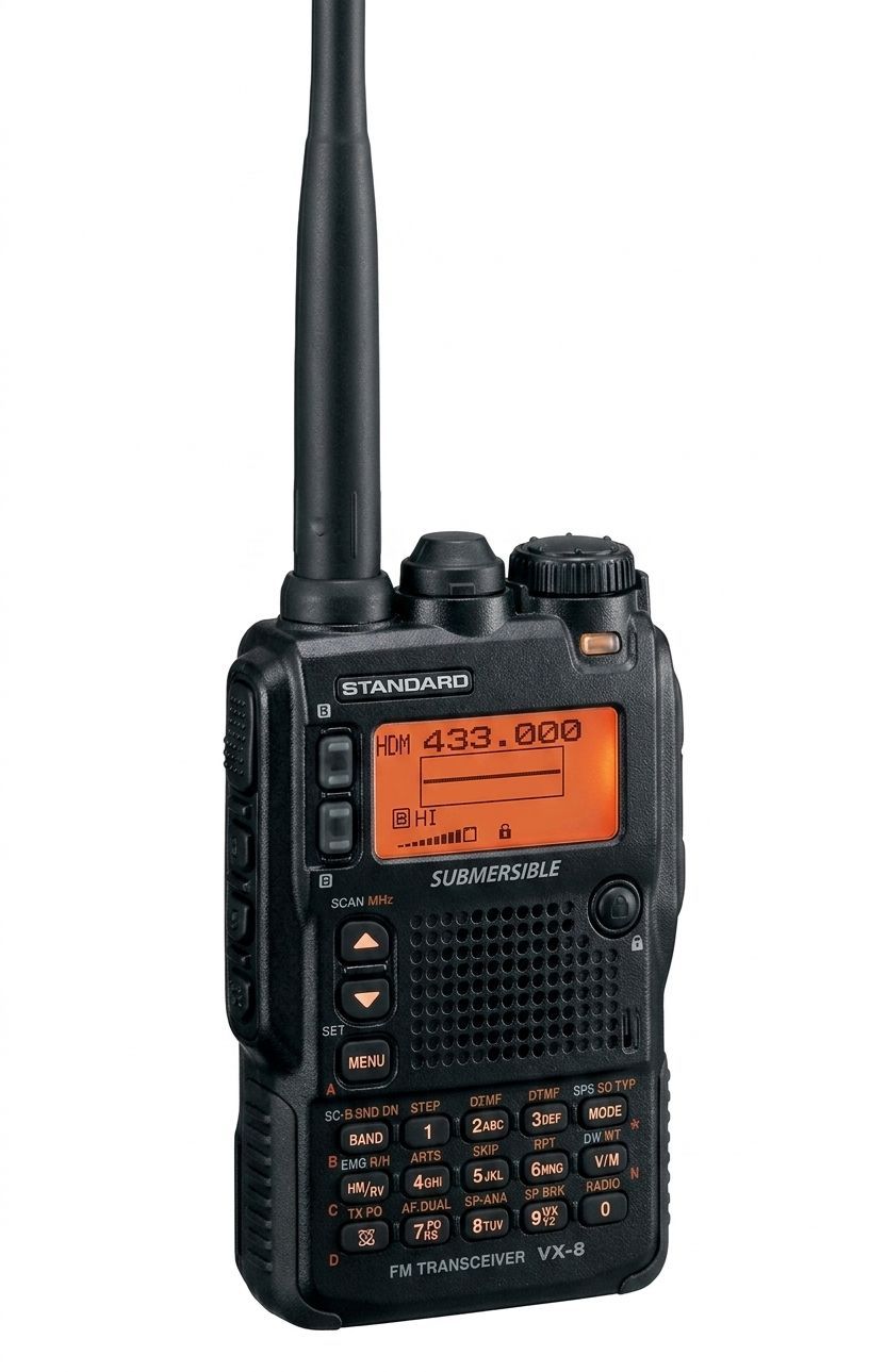 ヤエス　VX-8D 50/144/430MHz　トランシーバー　アマチュア無線機　オプション品多数