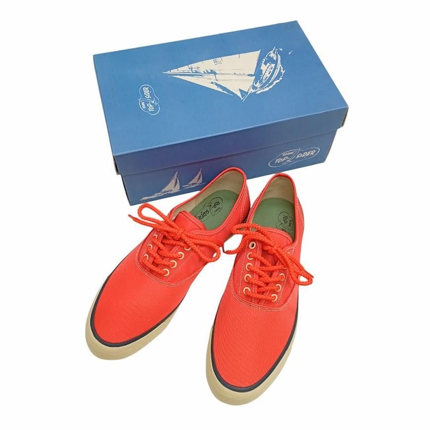 TOP-SIDER トップサイダー BEAMS ビームス 別注 SPERRY ローカットスニーカー 109152 オレンジ系 サイズUS8.5 UK8 EU42 26.5cm G00412