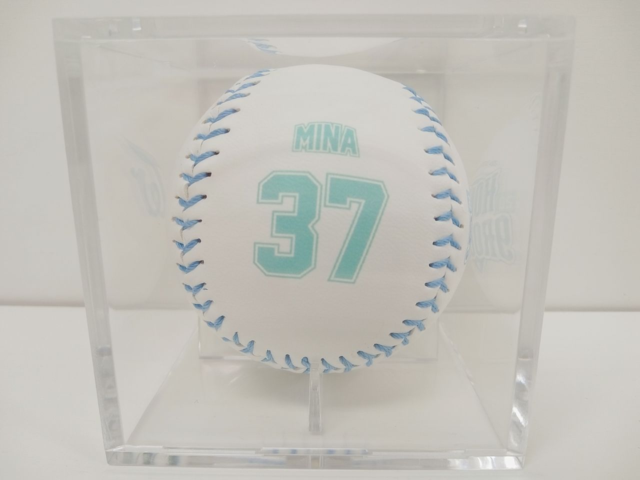 TWICE MINA HOME 9ROUND BASEBALL BASEBALL USED [M-8468]
