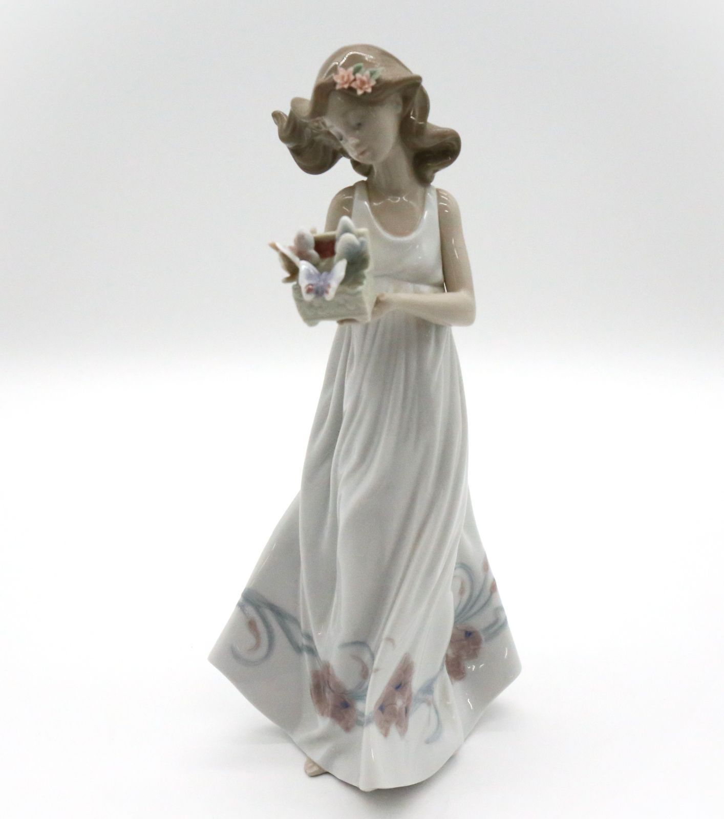 【中古品】Lladro リヤドロ #6777 私の宝もの フィギュリン 陶器人形 ダメージあり 16,280円