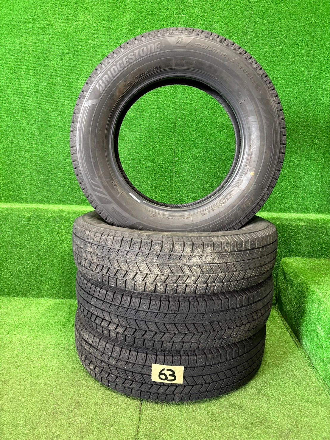 【2025年製】ブリヂストン BLIZZAK 175/80R16 2025年製 中古スタッドレスタイヤ 4本セット