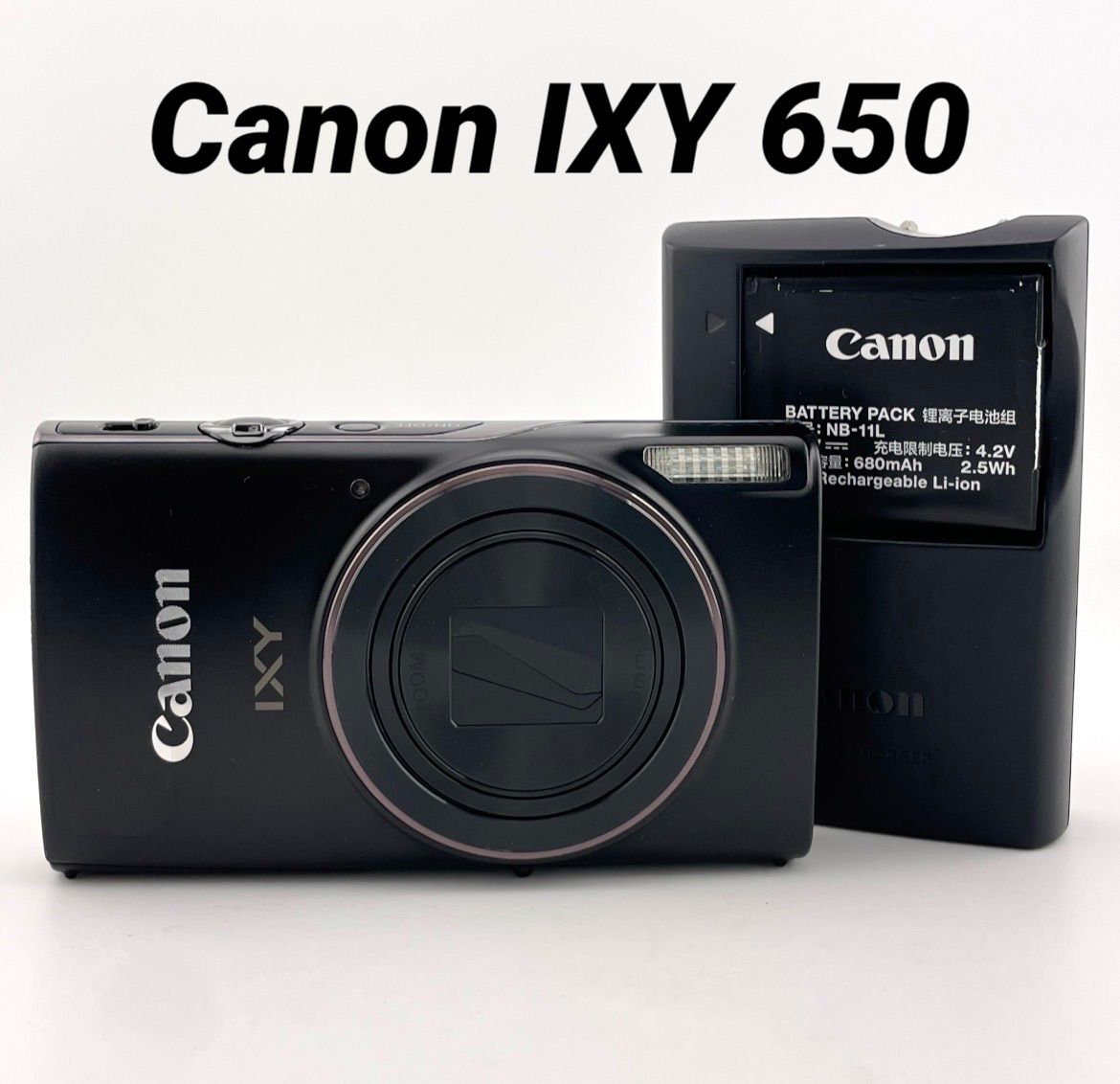 Live Action Beautiful Product [Operation Confirmed] Canon IXY 650 Black PC2274