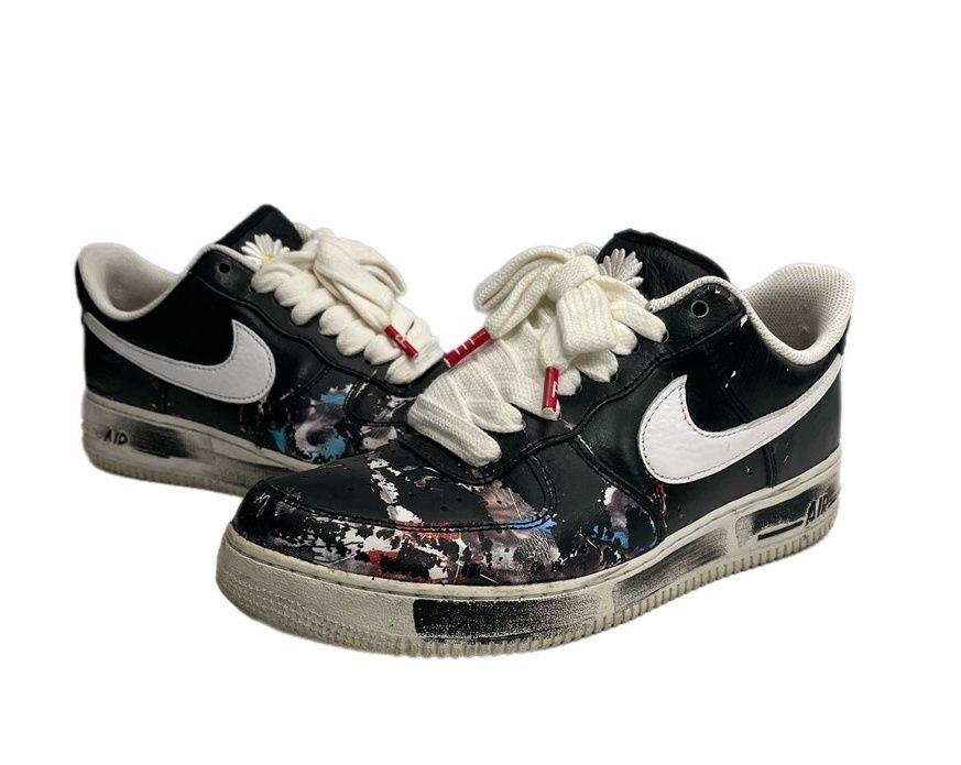 PEACEMINUSONE Nike Air Force 1 Low Para Noise G-DRAGON ピースマイナスワン ナイキ エアフォース1 ロー パラノイズ AQ3692-001 メンズ靴 スニーカー ブラック 28cm 101sh-2837