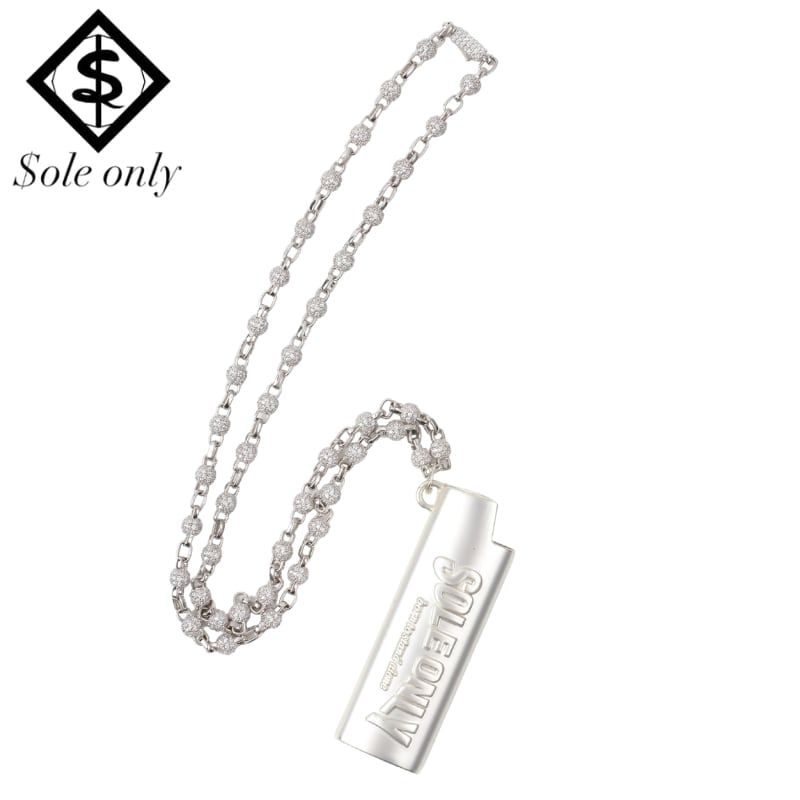 $ole only Lighter ネックレス ライターケース シルバー 銀 Necklace Silver ソールオンリー メンズ レディース ユニセックス 男女兼用