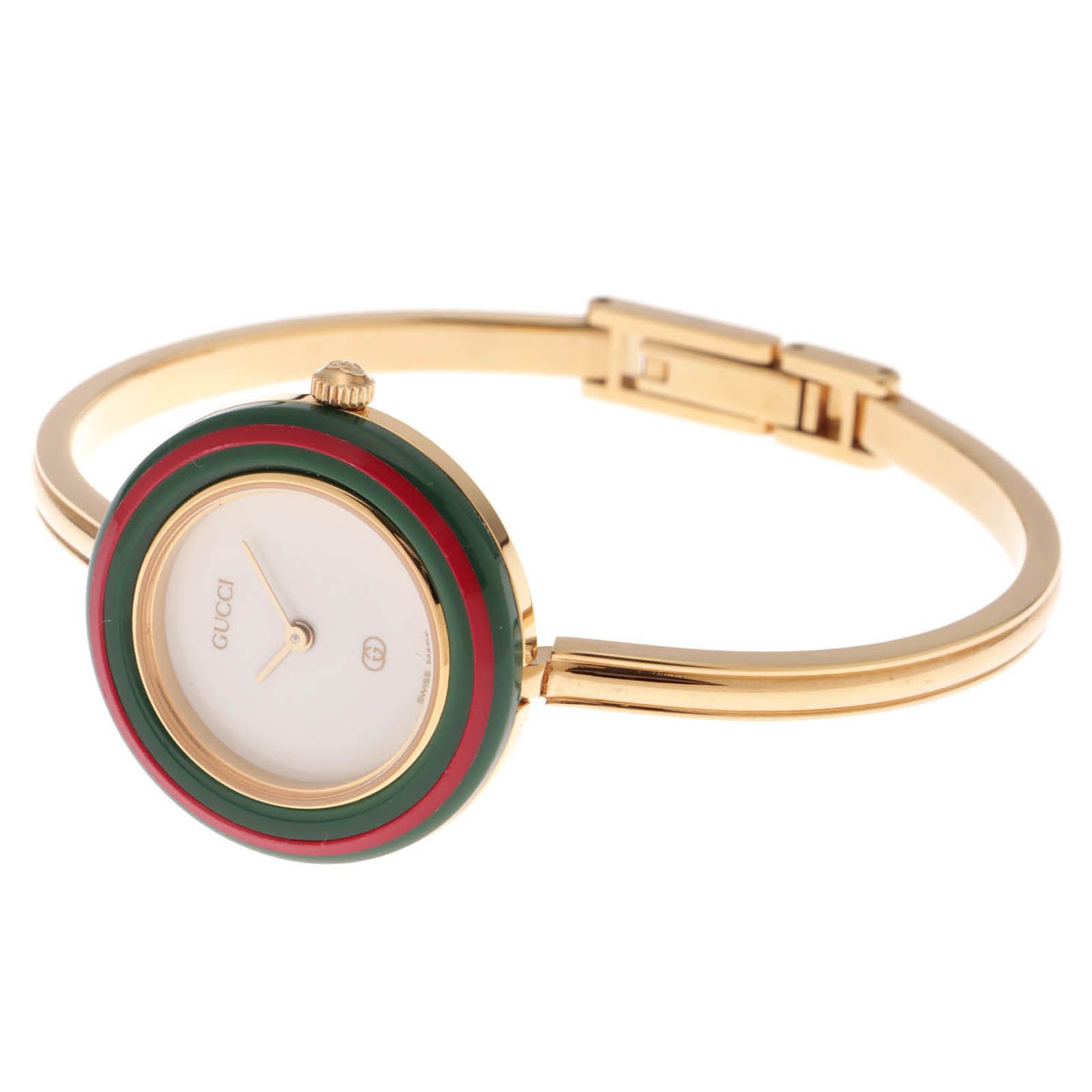 GUCCI グッチ ウォッチ チェンジベゼル バングルウォッチ【205】 時計