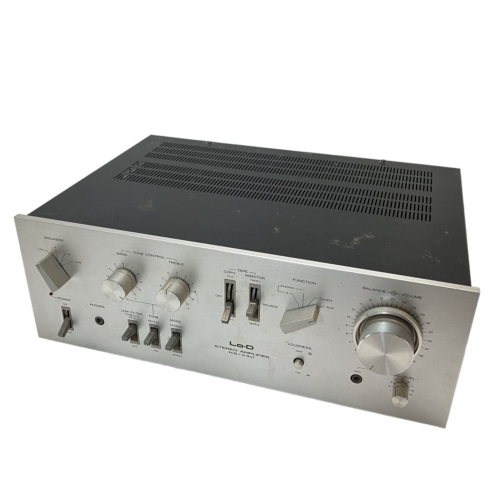 HITACHI Lo-D HA-430 ステレオ アンプ 日立 ヒタチ オーディオ ジャンク W11568691