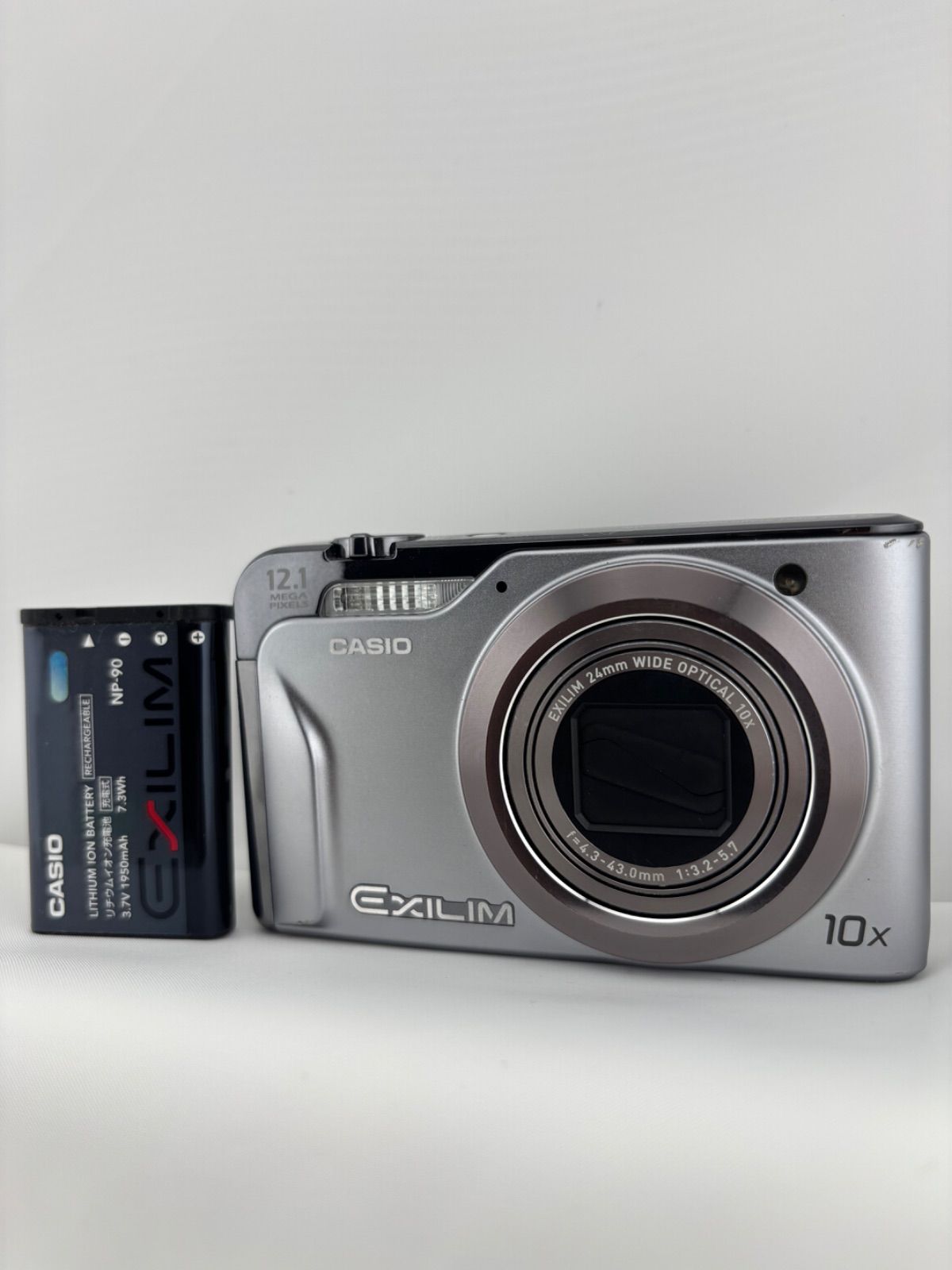 1055【美品、動作確認済み】 CASIO EXILIM EX-H10 シルバー カシオ
