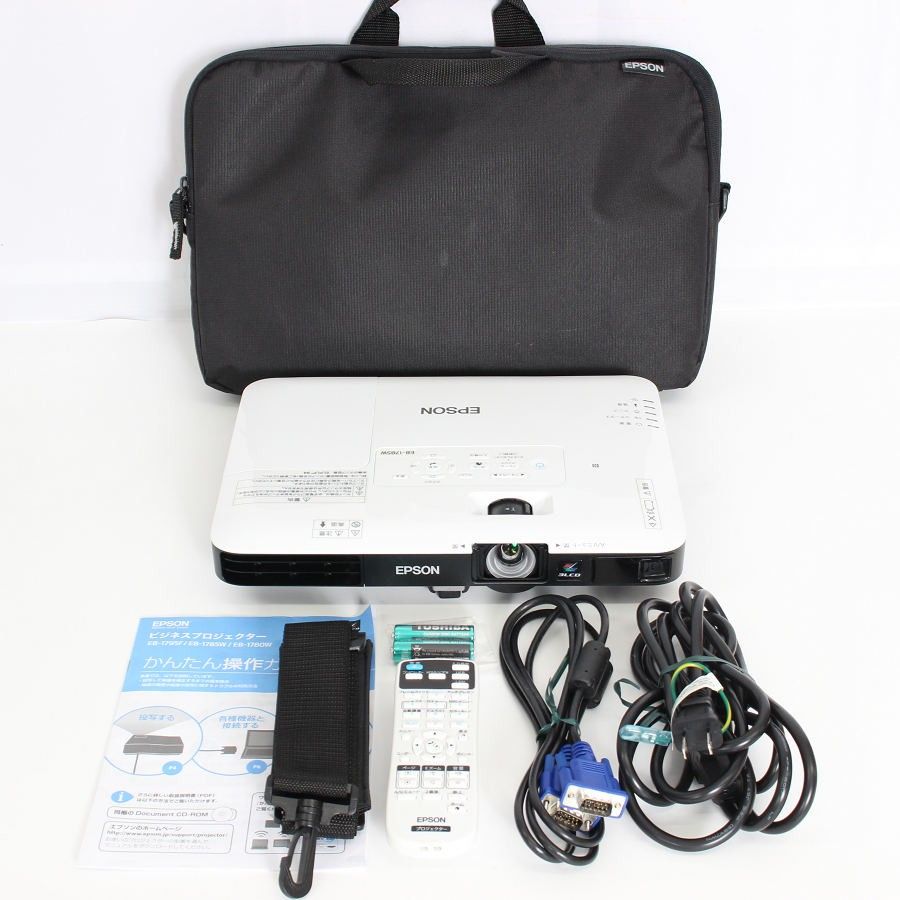 【美品】エプソン EB-1785W ビジネスプロジェクター モバイルモデル 3200lm WXGA EPSON 本体 21,812円