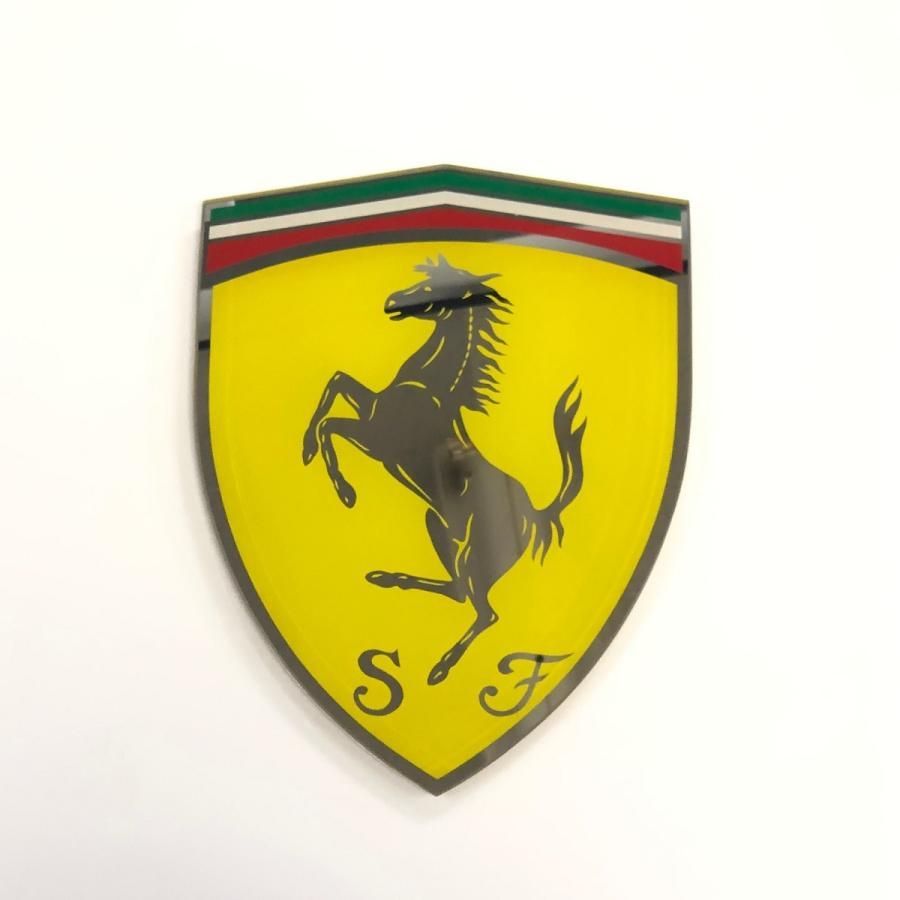 現品　FERRARI　ヴィンテージ　ウォールミラー・スモール
