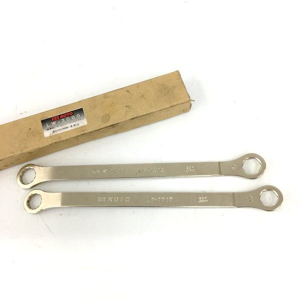 KOTO 江東産業 ロアボールジョイントナットレンチセット LW-3000 17mm 19mm 薄型 トヨタ プリウス 1BOX 工具 ★DT1736