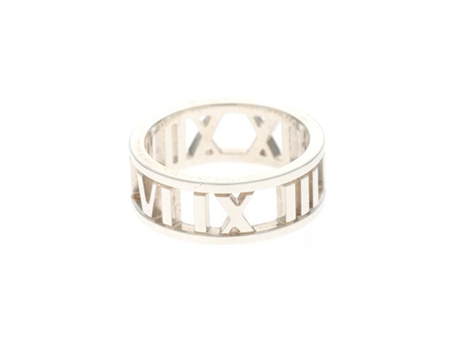 TIFFANY&Co. Tiffany Atlas Open r/SV/3.6g/ #8 .5 ring/ring silver 925 SV925 silver ladies [pre] 437