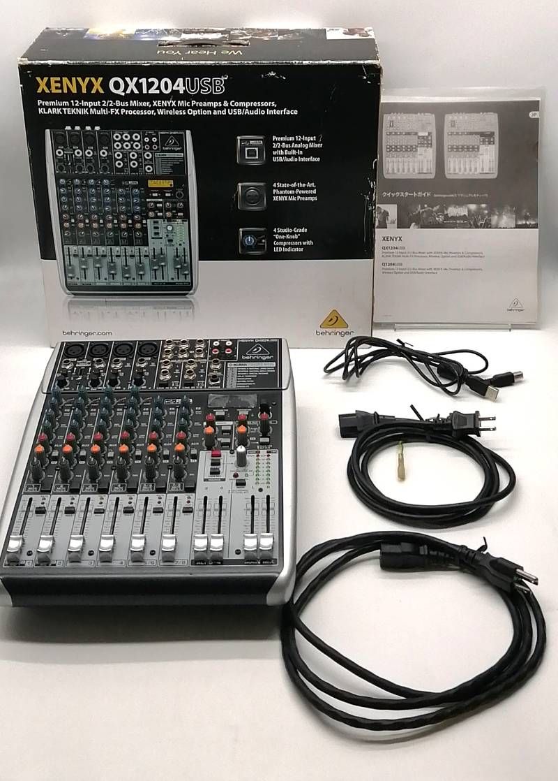 BEHRINGER XENYX QX1204USB アナログミキサー - メルカリ