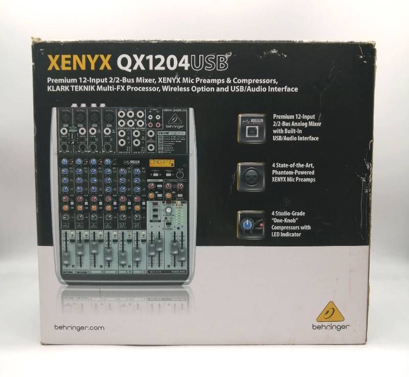 BEHRINGER XENYX QX1204USB アナログミキサー - メルカリ