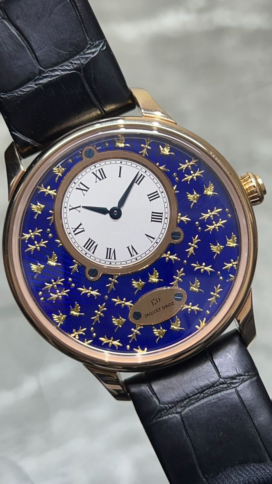 【限定8本】JAQUET DROZ (ジャケ ドロー) プティ ウール ミニット パイヨネ【2023年7月印】【中古美品】【J005033258】
