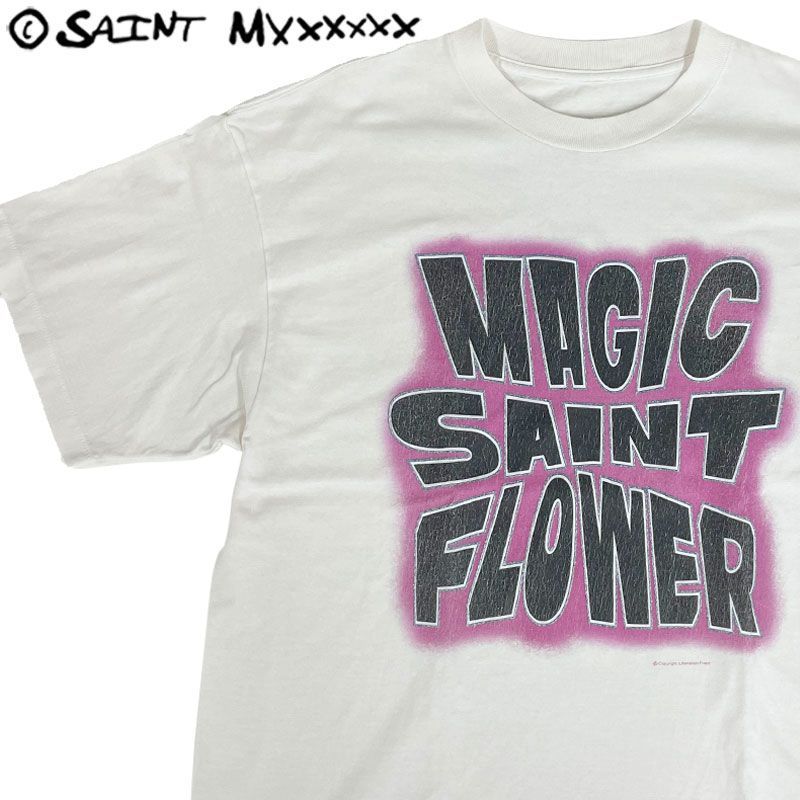 中古】SAINT MICHAEL セントマイケル MAGIC SAINT SS T-SHIRT プリント