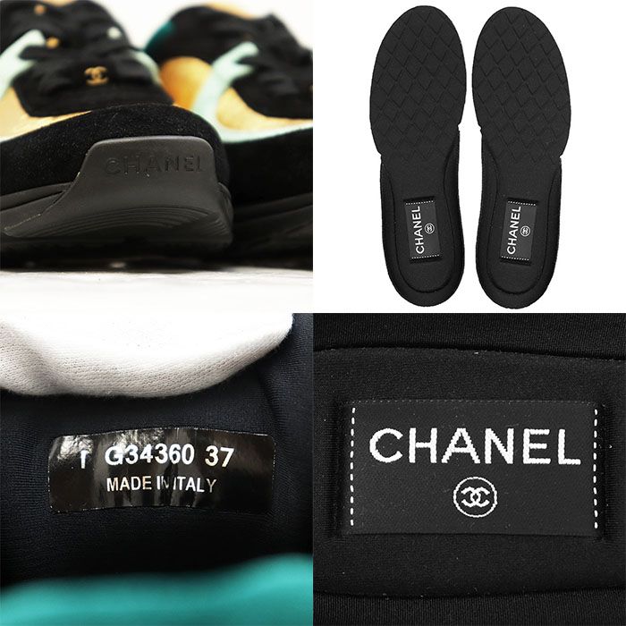 新品同様】CHANEL シャネル スニーカー スウェード サイズ 37