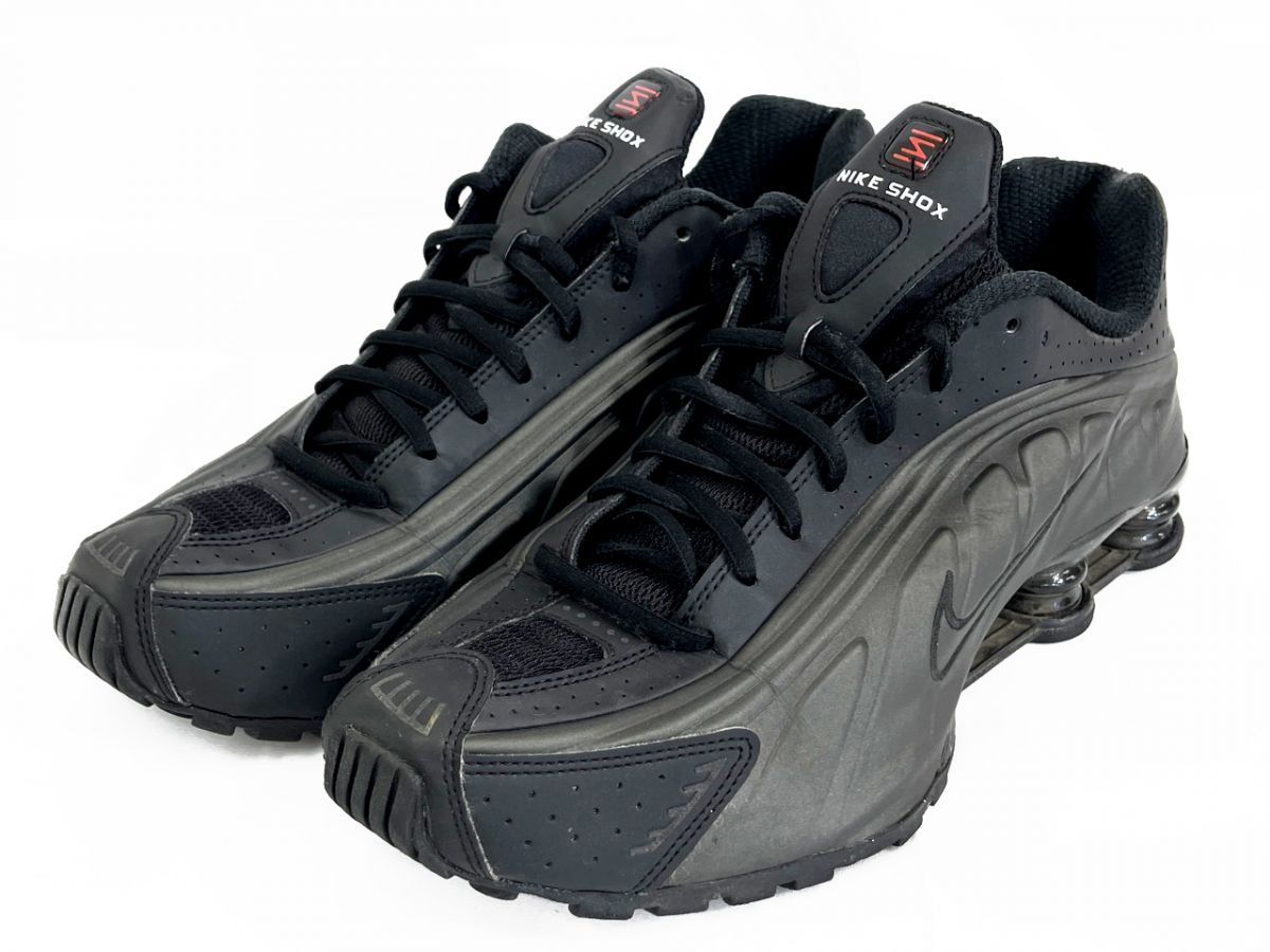 NIKE ナイキ SHOX ショックス R4 HQ1988-001 スニーカー size29.0/黒 オールブラック ■■◎メンズ 10,336円