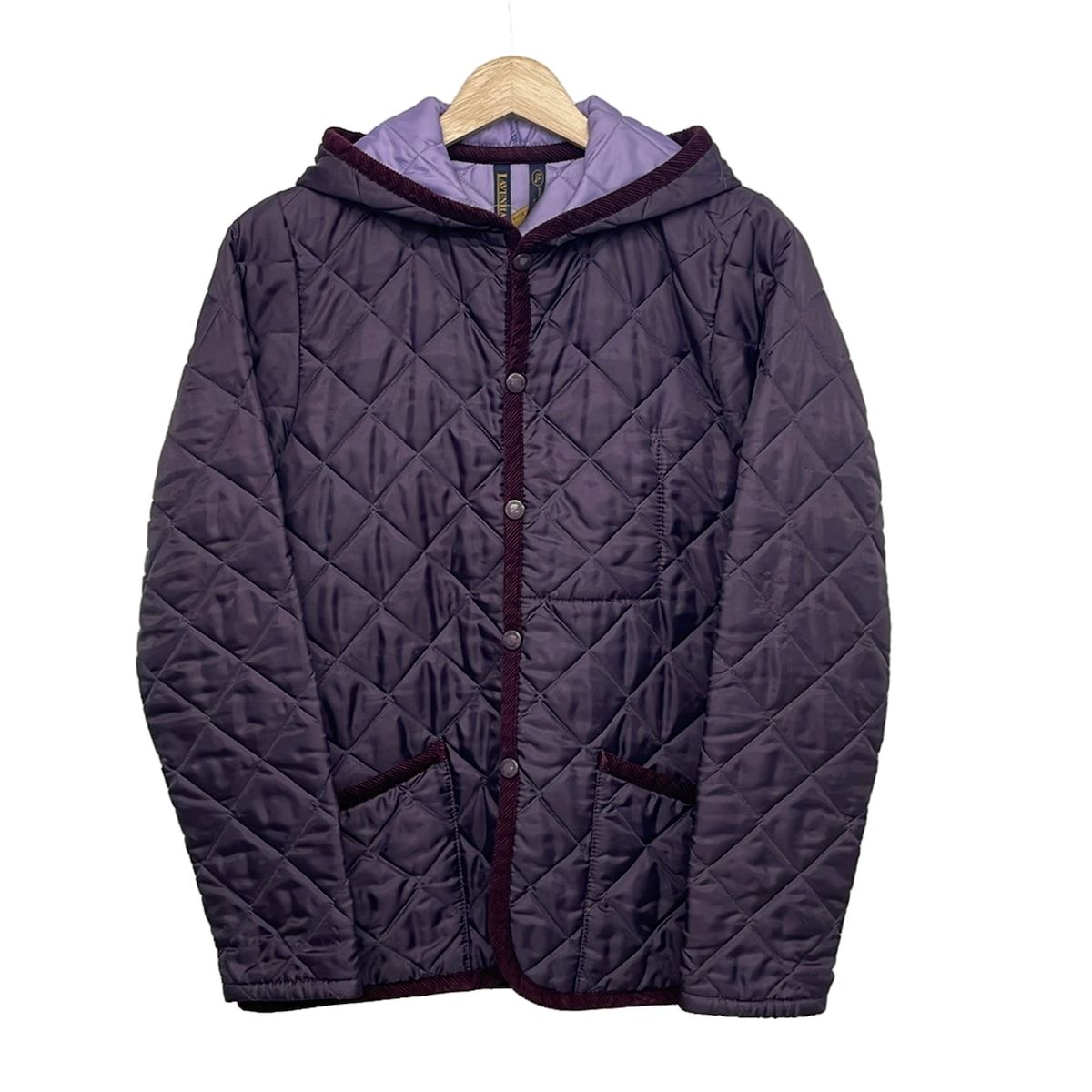 LAVENHAM(ラベンハム) ブルゾン サイズUK38 レディース - パープル 長袖/中綿/秋/冬