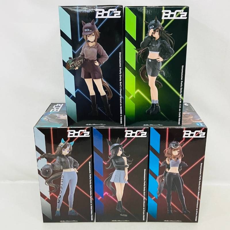 ウマ娘 プリティーダービー BoC'z フィギュア 　５点 未開封】 ウマ娘 プリティーダービー BoC'z プライズ フィギュア 5個