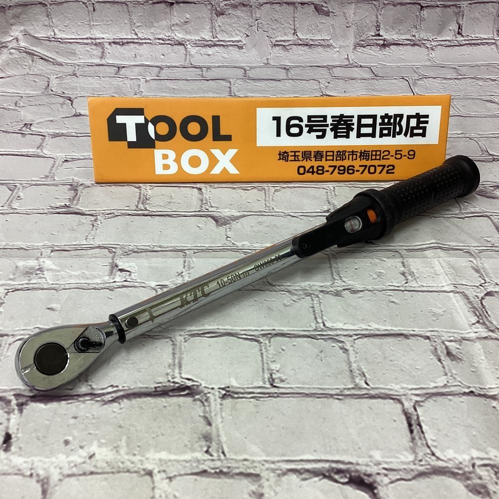 【中古】KTC/京都機械工具 GW050-03 9.5sq. プレセット型トルクレンチ⑦ ※精度不明 【201】