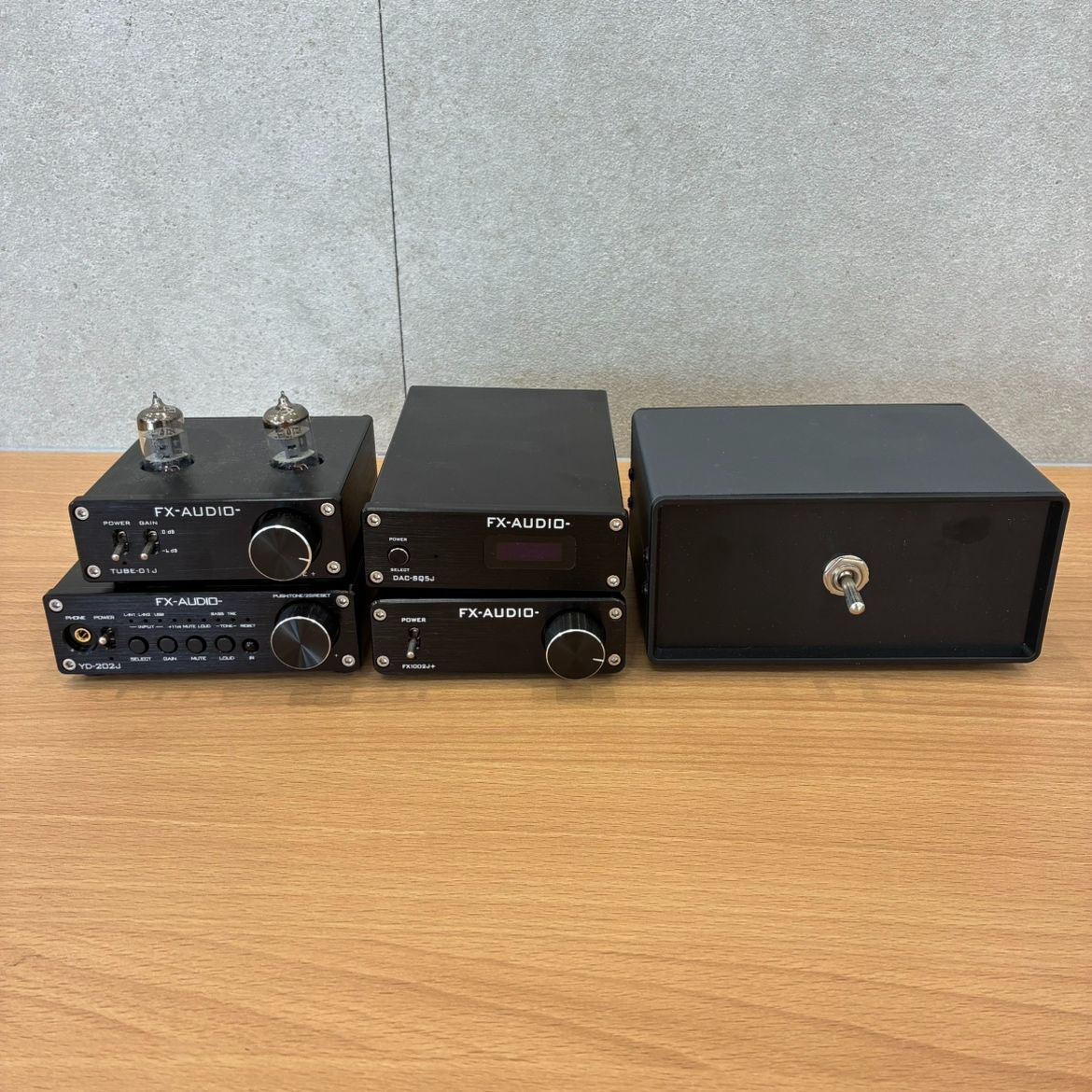ノースフラットジャパン FX-AUDIO一式 TUBE-01J DAC-SQ5J YD-202J