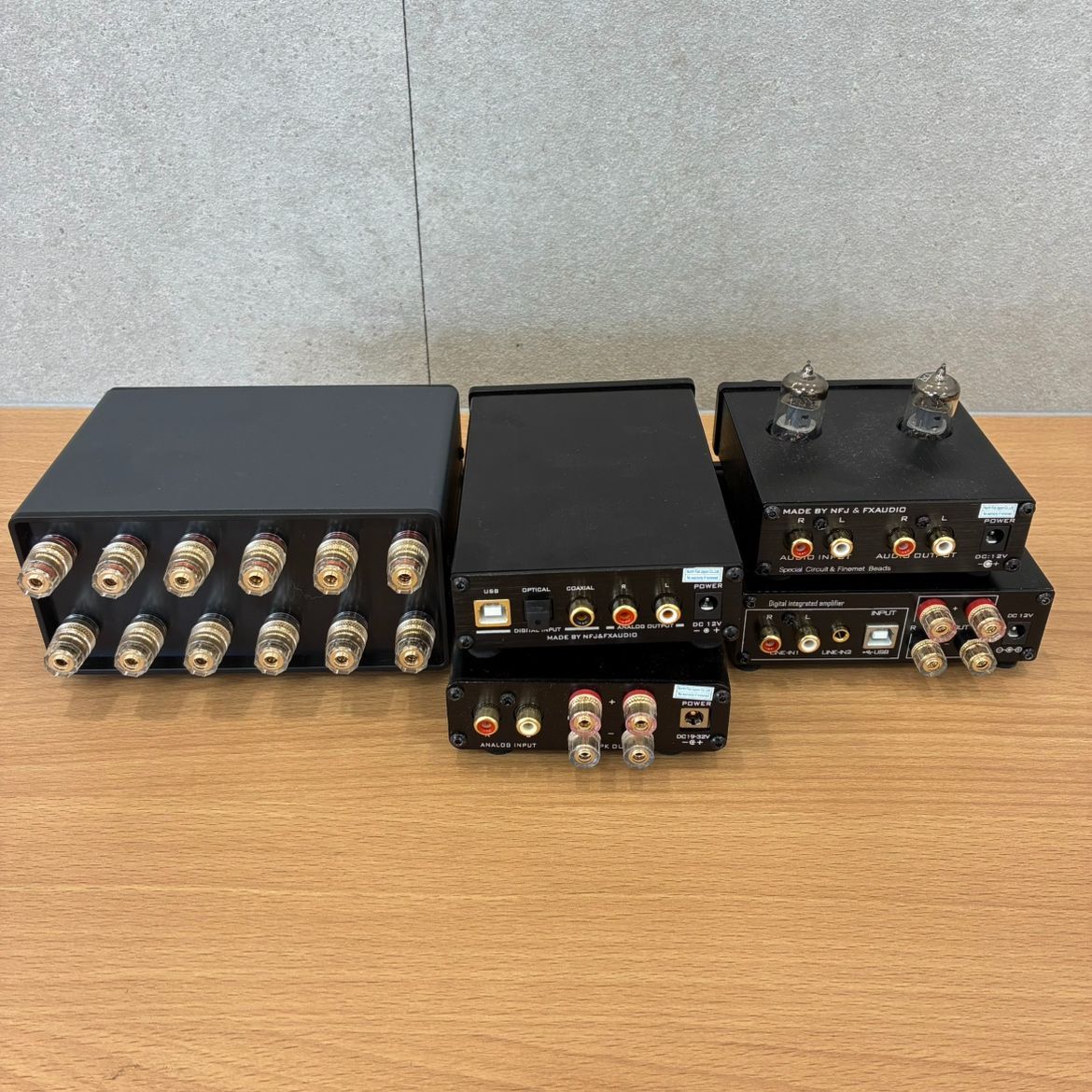 ノースフラットジャパン FX-AUDIO一式 TUBE-01J DAC-SQ5J YD-202J
