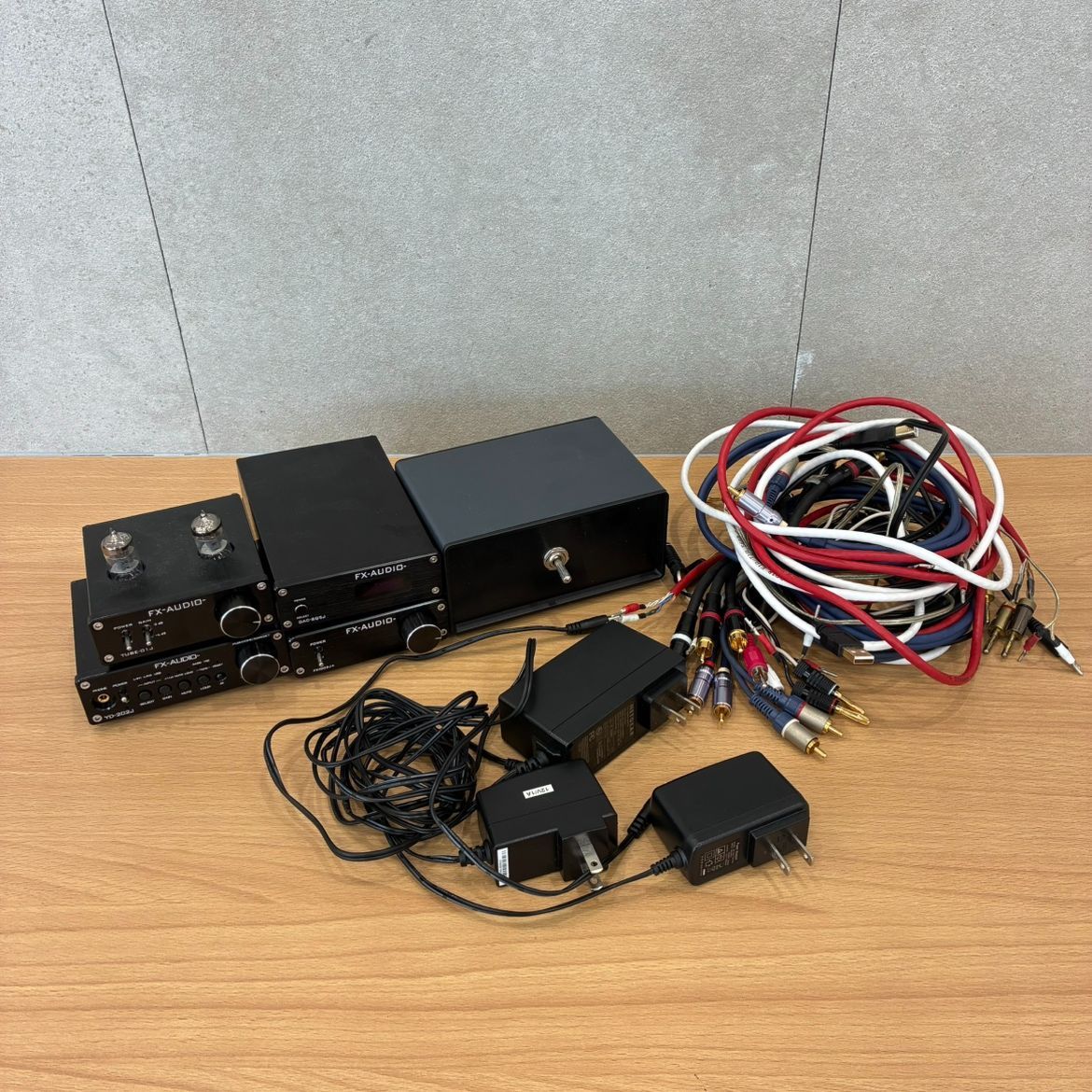 ノースフラットジャパン FX-AUDIO一式 TUBE-01J DAC-SQ5J YD-202J